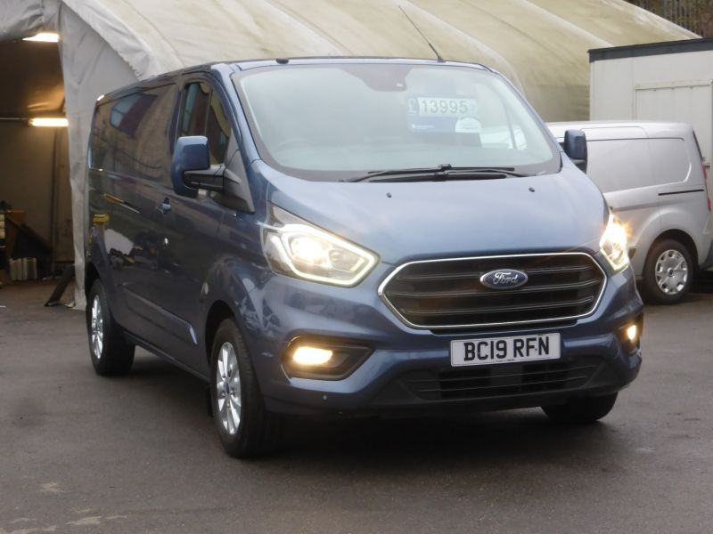 FORD TRANSIT CUSTOM 300 LIMITED L2 LWB AUTOMATIC IN CHROME BLUE WITH AIR CONDITIONING,PARKING SENSORS AND MORE - 2807 - 20