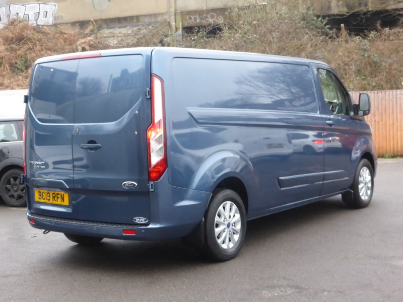 FORD TRANSIT CUSTOM 300 LIMITED L2 LWB AUTOMATIC IN CHROME BLUE WITH AIR CONDITIONING,PARKING SENSORS AND MORE - 2807 - 6