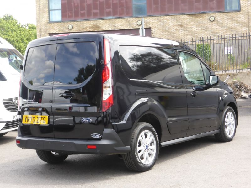 FORD TRANSIT CONNECT 200 LIMITED L1 SWB IN BLACK WITH ONLY 48.000 MILES,AIR CONDITIONING,PARKING SENSORS AND MORE - 2765 - 5