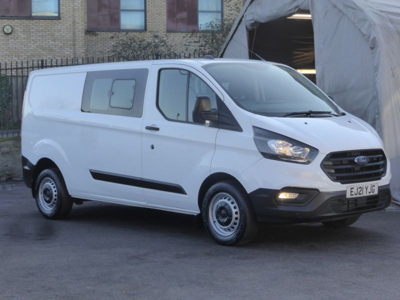 FORD TRANSIT CUSTOM 320 LEADER LWB 6 SEATER DOUBLE CAB COMBI CREW VAN WITH AIR CONDITIONING,PARKING SENSOR AND MORE - 2822 - 4