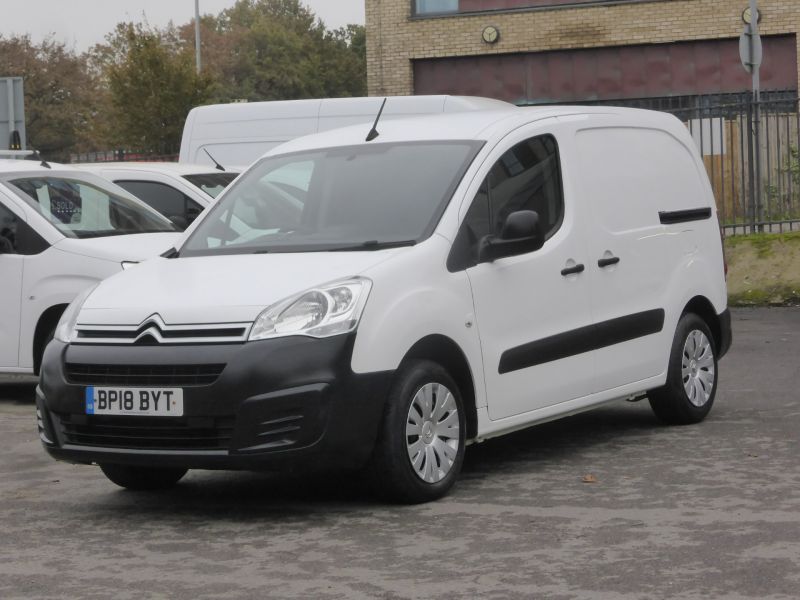 CITROEN BERLINGO 625 ENTERPRISE L1 BLUEHDI EURO 6 ONLY 62.000 MILES,AIR CONDITIONING,BLUETOOTH,PARKING SENSORS AND MORE - 2753 - 2