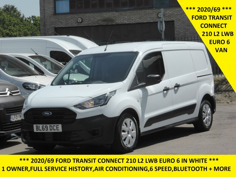 FORD TRANSIT CONNECT 210 L2 LWB WITH AIR CONDITIONING,BLUETOOTH,DAB RADIO AND MORE - 2661 - 1
