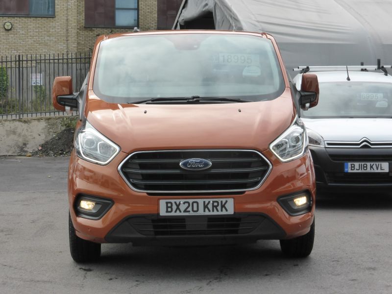 FORD TRANSIT CUSTOM 320/170 LIMITED L2 LWB AUTOMATIC IN ORANGE WITH ONLY 56.000 MILES,AIR CONDITIONING,PARKING SENSORS AND MORE  - 2705 - 24