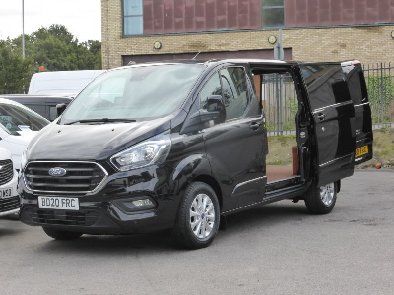 FORD TRANSIT CUSTOM 340 LIMITED AUTOMATIC L1 SWB IN BLACK WITH AIR CONDITIONING AND MORE - 2738 - 24