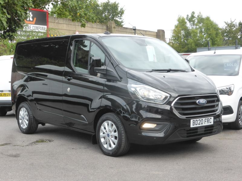 FORD TRANSIT CUSTOM 340 LIMITED AUTOMATIC L1 SWB IN BLACK WITH AIR CONDITIONING AND MORE - 2738 - 3