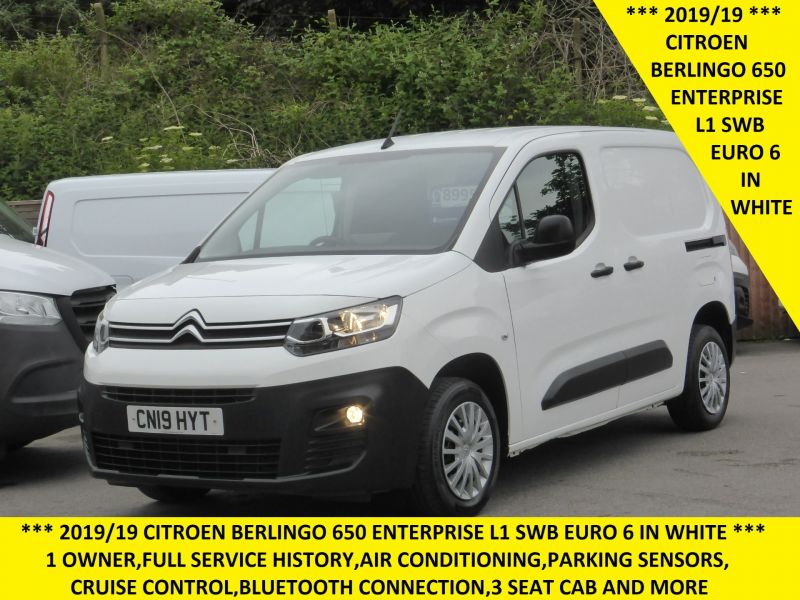 CITROEN BERLINGO 650 ENTERPRISE SWB 1.6 BLUEHDI WITH AIR CONDITIONING,ELECTRIC PACK,SENSORS,BLUETOOTH AND MORE - 2659 - 3