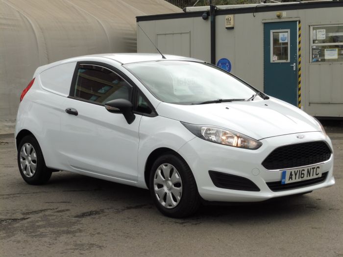 Used FORD FIESTA VAN 1.5 TDCI BASE IN WHITE WITH ONLY 58.000 MILES ...