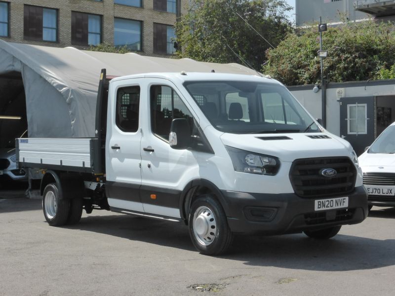 FORD TRANSIT 350 LEADER ECOBLUE DOUBLE CAB TIPPER,TWIN REAR WHEELS,TOW BAR AND MORE - 2703 - 4