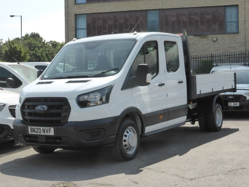 FORD TRANSIT 350 LEADER ECOBLUE DOUBLE CAB TIPPER,TWIN REAR WHEELS,TOW BAR AND MORE - 2703 - 2