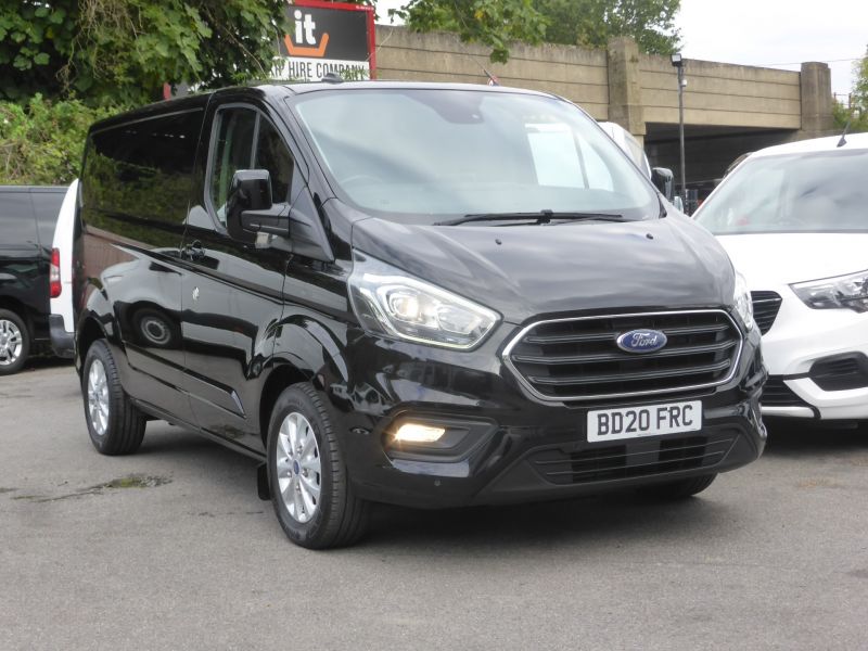 FORD TRANSIT CUSTOM 340 LIMITED AUTOMATIC L1 SWB IN BLACK WITH AIR CONDITIONING AND MORE - 2738 - 23