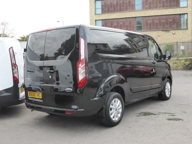 FORD TRANSIT CUSTOM 340 LIMITED AUTOMATIC L1 SWB IN BLACK WITH AIR CONDITIONING AND MORE - 2738 - 4