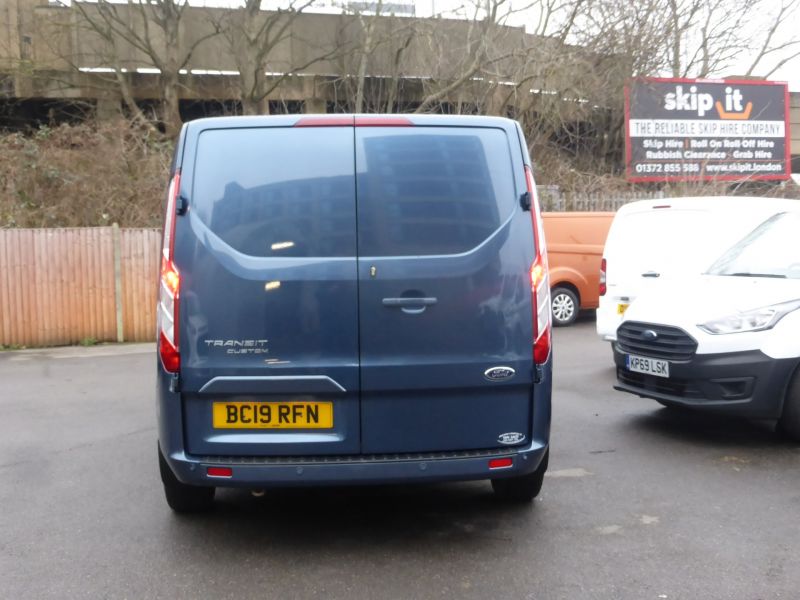 FORD TRANSIT CUSTOM 300 LIMITED L2 LWB AUTOMATIC IN CHROME BLUE WITH AIR CONDITIONING,PARKING SENSORS AND MORE - 2807 - 7