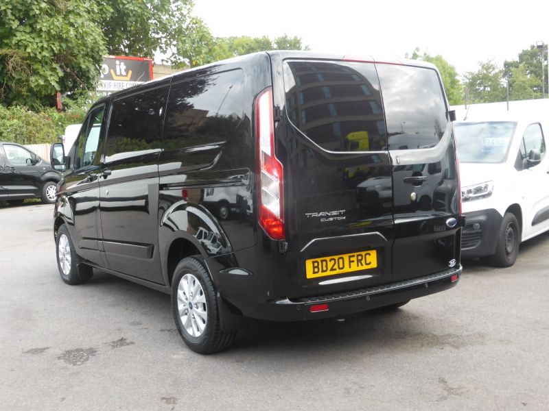 FORD TRANSIT CUSTOM 340 LIMITED AUTOMATIC L1 SWB IN BLACK WITH AIR CONDITIONING AND MORE - 2738 - 5