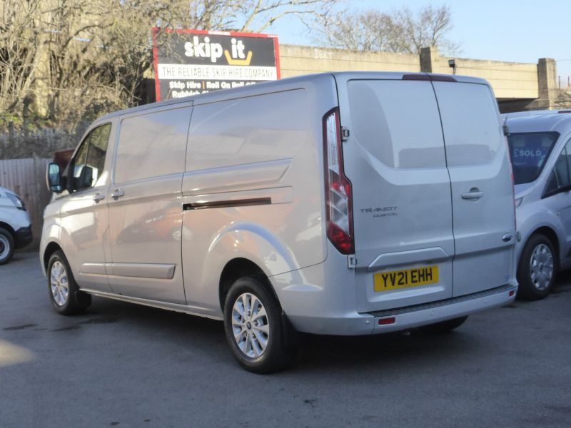 FORD TRANSIT CUSTOM 320 LIMITED ECOBLUE AUTOMATIC L2 LWB IN SILVER WITH 61.000 MILES,AIR CONDITIONING AND MORE - 2818 - 5