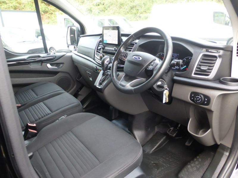 FORD TRANSIT CUSTOM 340 LIMITED AUTOMATIC L1 SWB IN BLACK WITH AIR CONDITIONING AND MORE - 2738 - 10