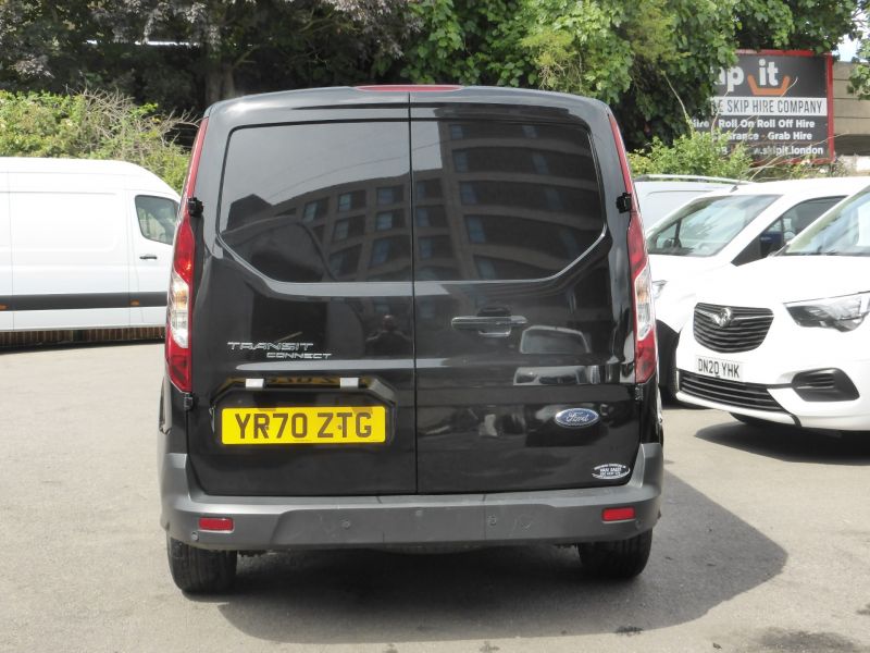 FORD TRANSIT CONNECT 200 LIMITED L1 SWB IN BLACK WITH ONLY 48.000 MILES,AIR CONDITIONING,PARKING SENSORS AND MORE - 2765 - 7