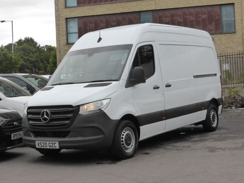 MERCEDES SPRINTER 314 CDI L2 H2 MWB IN WHITE WITH AIR CONDITIONING,DAB RADI,FULL SERVICE HISTORY AND MORE  - 2691 - 22