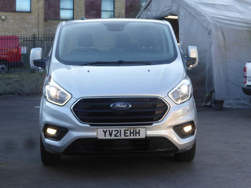 FORD TRANSIT CUSTOM 320 LIMITED ECOBLUE AUTOMATIC L2 LWB IN SILVER WITH 61.000 MILES,AIR CONDITIONING AND MORE - 2818 - 4