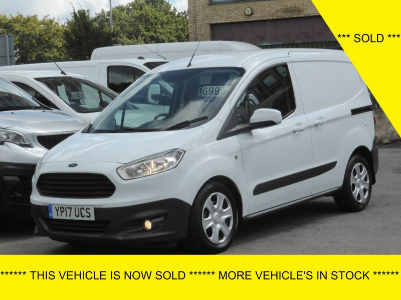 FORD TRANSIT COURIER TREND 1.5 TDCI WITH ONLY 61.000 MILES,AIR CONDITIONING,PARKING SENSORS **** SOLD **** - 2721 - 1