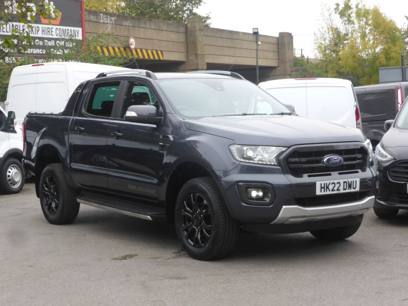 FORD RANGER 213 WILDTRAK ECOBLUE AUTOMATIC BI-TURBO IN GREY WITH ONLY 27.000 MILES,SAT NAV,AIR CONDITIONING AND MORE *** SOLD *** - 2751 - 27