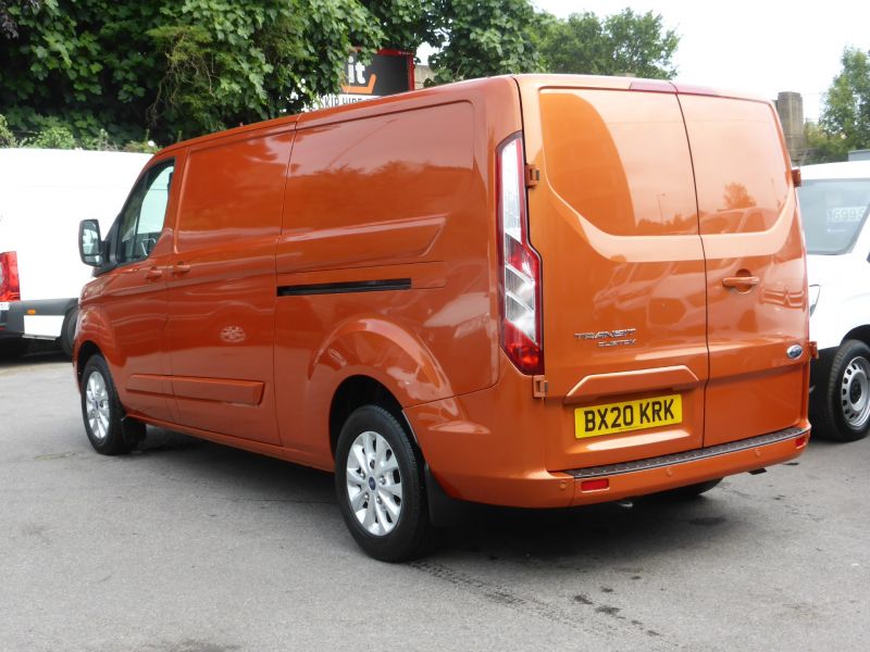 FORD TRANSIT CUSTOM 320/170 LIMITED L2 LWB AUTOMATIC IN ORANGE WITH ONLY 56.000 MILES,AIR CONDITIONING,PARKING SENSORS AND MORE  - 2705 - 4