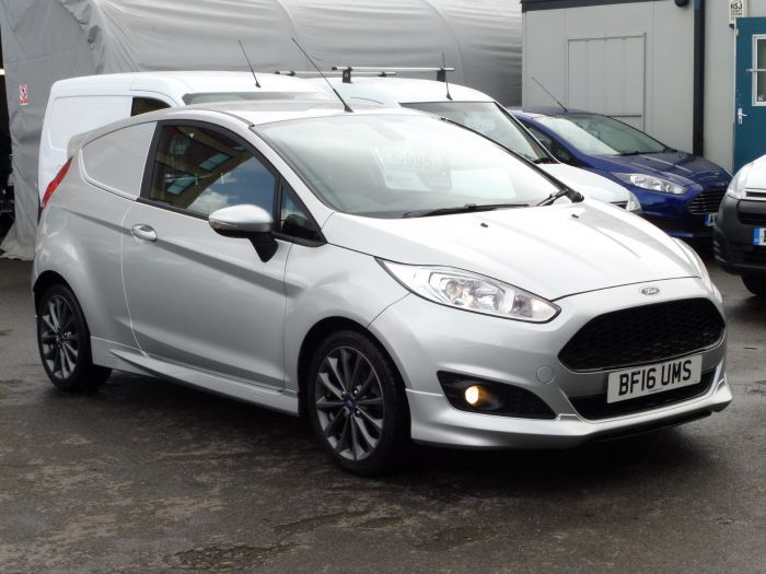 Used FORD FIESTA VAN SPORT 1.5 TDCi IN METALLIC SILVER , ONLY 23000 ...