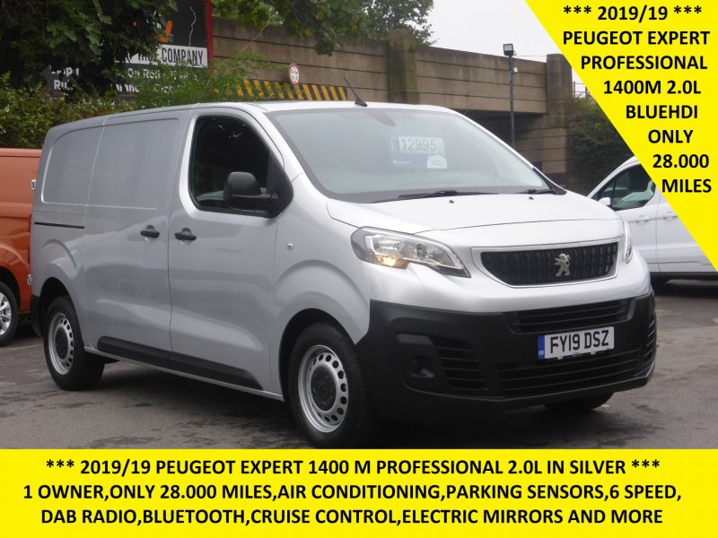 PEUGEOT EXPERT 1400 M PROFESSIONAL 2.0 IN SILVER,ONLY 28.000 MILES,AIR CONDITIONING,PARKING SENSORS **** SOLD **** - 2722 - 1