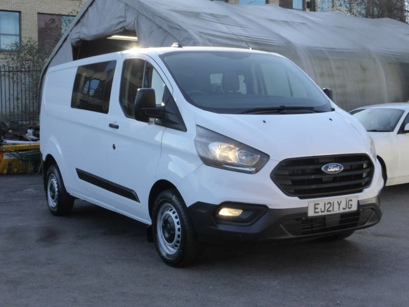 FORD TRANSIT CUSTOM 320 LEADER LWB 6 SEATER DOUBLE CAB COMBI CREW VAN WITH AIR CONDITIONING,PARKING SENSOR AND MORE - 2822 - 20