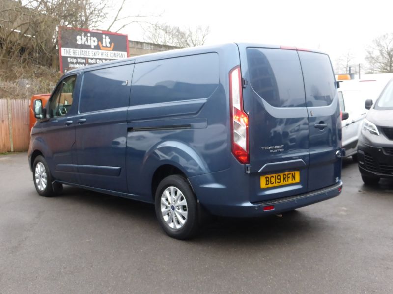 FORD TRANSIT CUSTOM 300 LIMITED L2 LWB AUTOMATIC IN CHROME BLUE WITH AIR CONDITIONING,PARKING SENSORS AND MORE - 2807 - 5