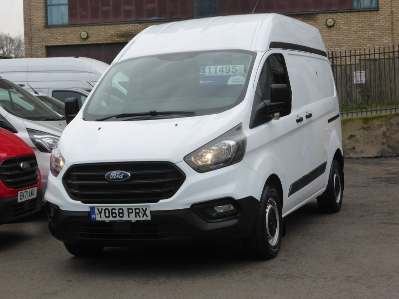 FORD TRANSIT CUSTOM 300 L1H2 SWB HIGH ROOF WITH ONLY 59.000 MILES,AIR CONDITIONING,FRONT+REAR PARKING SENSORS AND MORE - 2823 - 21