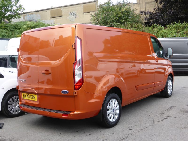 FORD TRANSIT CUSTOM 320/170 LIMITED L2 LWB AUTOMATIC IN ORANGE WITH ONLY 56.000 MILES,AIR CONDITIONING,PARKING SENSORS AND MORE  - 2705 - 5