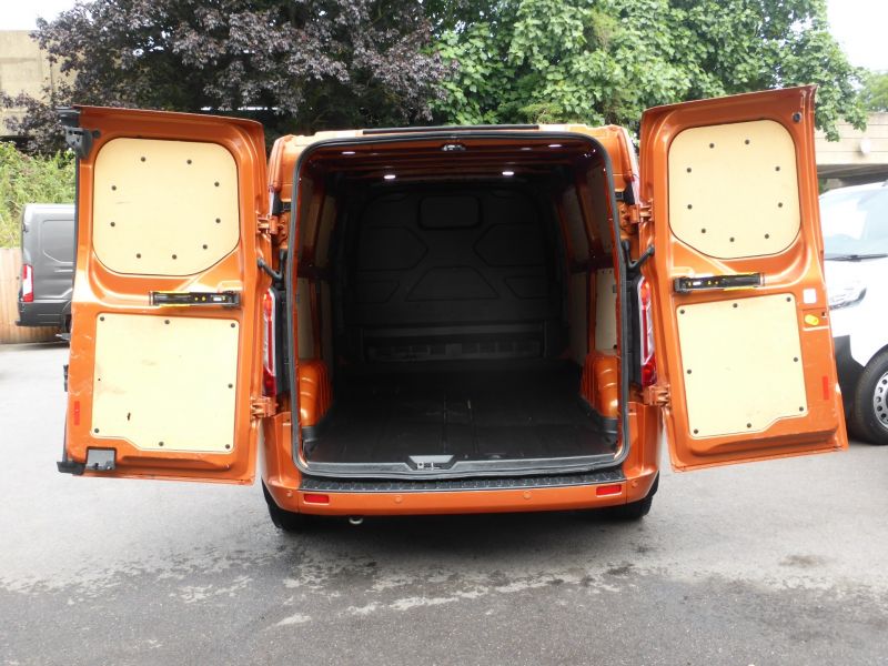 FORD TRANSIT CUSTOM 320/170 LIMITED L2 LWB AUTOMATIC IN ORANGE WITH ONLY 56.000 MILES,AIR CONDITIONING,PARKING SENSORS AND MORE  - 2705 - 7