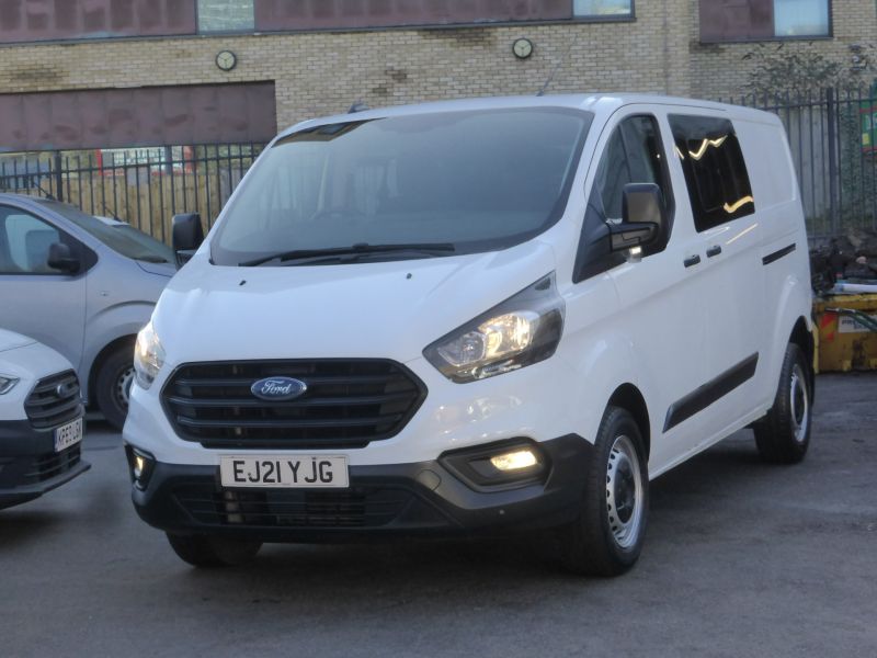 FORD TRANSIT CUSTOM 320 LEADER LWB 6 SEATER DOUBLE CAB COMBI CREW VAN WITH AIR CONDITIONING,PARKING SENSOR AND MORE - 2822 - 21