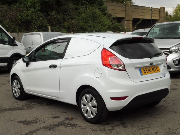 Used FORD FIESTA VAN 1.5 TDCI BASE IN WHITE WITH ONLY 58.000 MILES ...