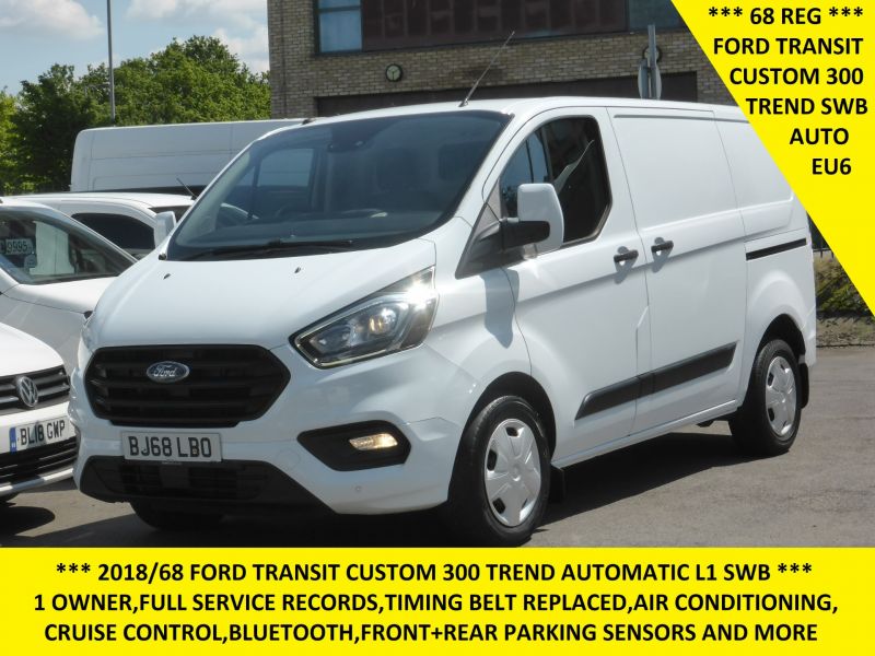 FORD TRANSIT CUSTOM 300 TREND AUTOMATIC L1 SWB WITH AIR CONDITIONING,PARKING SENSORS,CRUISE CONTROL,BLUETOOTH AND MORE - 2649 - 1