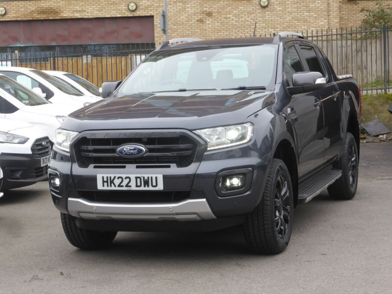 FORD RANGER 213 WILDTRAK ECOBLUE AUTOMATIC BI-TURBO IN GREY WITH ONLY 27.000 MILES,SAT NAV,AIR CONDITIONING AND MORE *** SOLD *** - 2751 - 24